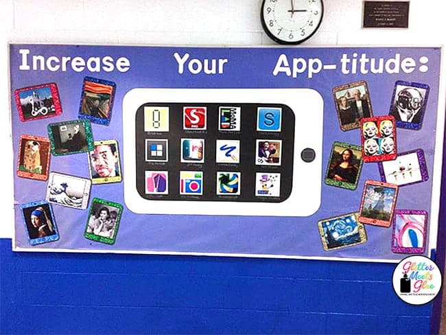 app-titude bulletin board display
