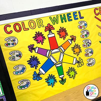 color wheel bulletin board