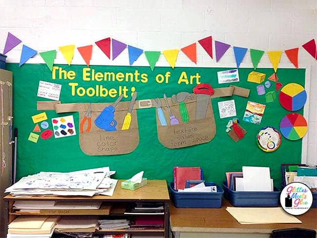elements of art bulletin board