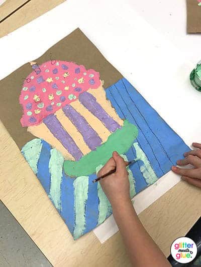 pastel colors art project