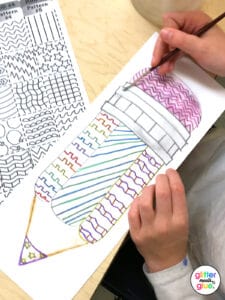 Pencil Art Project for Elementary Kids