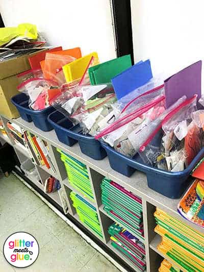 Art room systems like storing artwork helps keep things organized and your sanity in check.