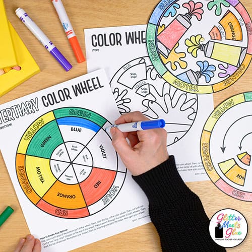 color wheel for art