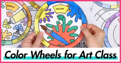color wheel for art spinner project