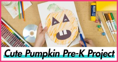 cute pumpkin art lesson for 1st grade