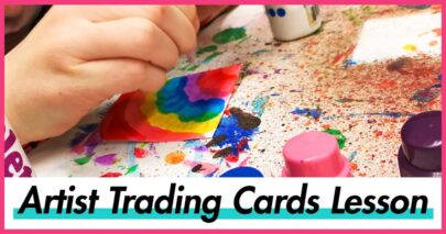 artist trading cards lesson for elementary