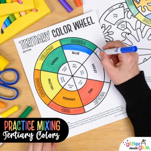 color wheel elementary art