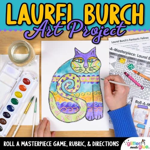 laurel burch art lesson