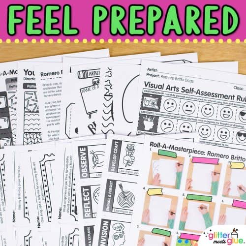 romero britto lesson plans