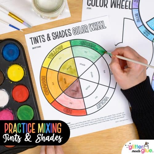 template for color wheel