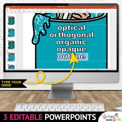 art word wall printables