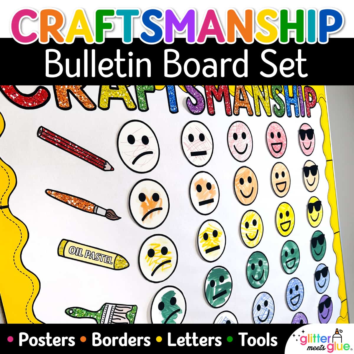 craftsmanship rubric bulletin board for art teachers