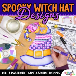 halloween witch har drawing project