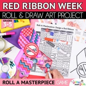 red ribbon week art project