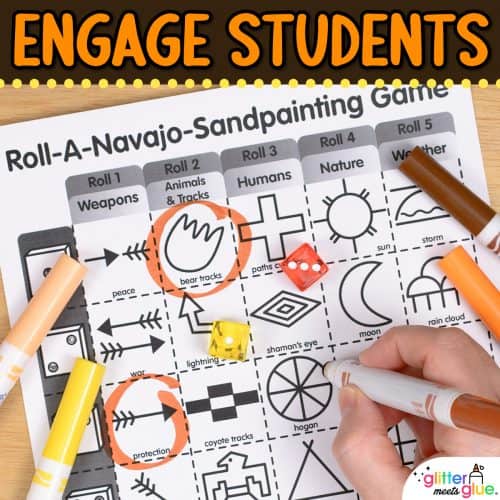 sand painting art game for elementary