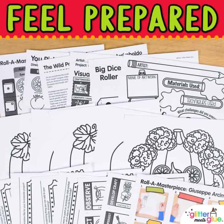Giuseppe Arcimboldo Art Game – Elementary Art Project & Sub Plan