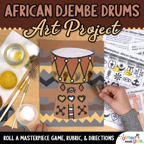 african djembe drum art project