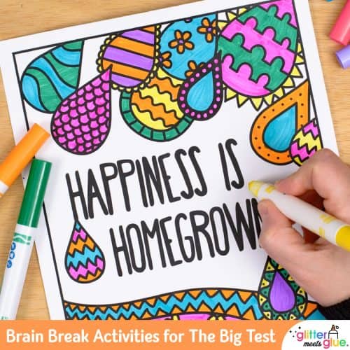 mindfulness coloring sheets