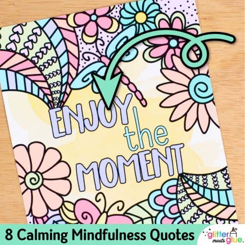 mindfulness posters for the classroom