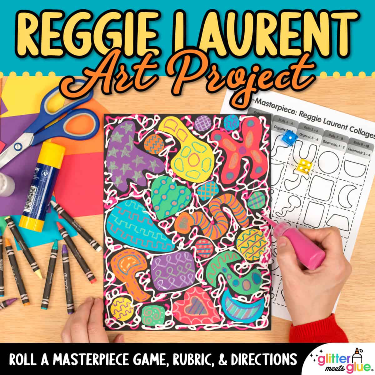 reggie laurent art project for elementary