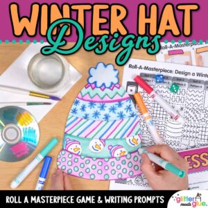 winter hat art project for elementary