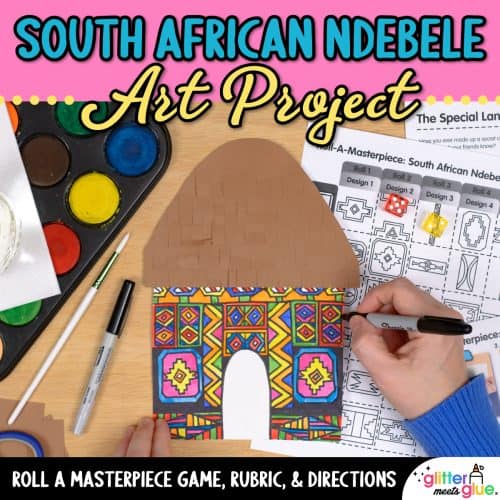 ndebele houses art project for black history month