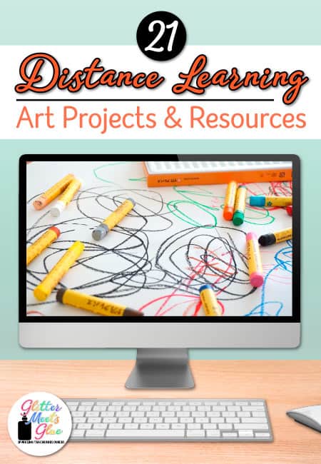 distance learning art projects for kids