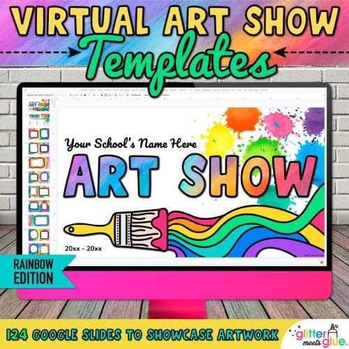 virtual art show template