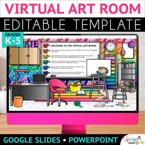 virtual art room for elementary