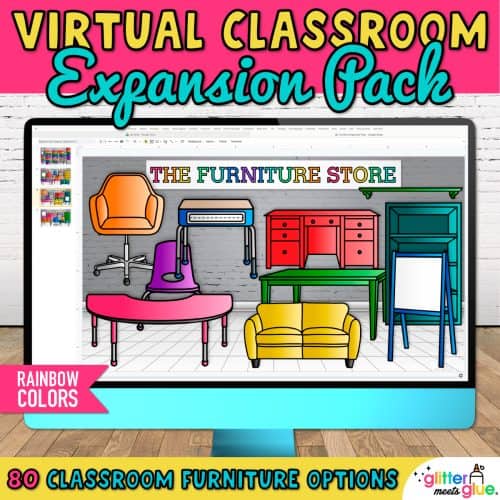 bitmoji virtual classroom furniture