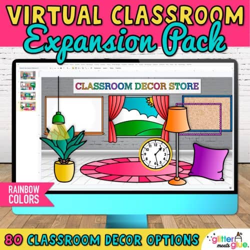 virtual classroom decorations