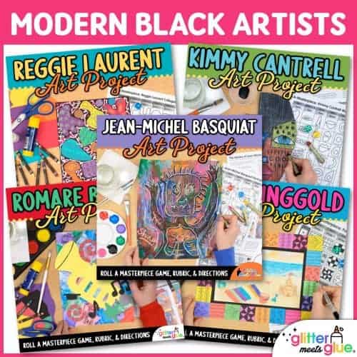 modern black artists art projects for elementary and middle school