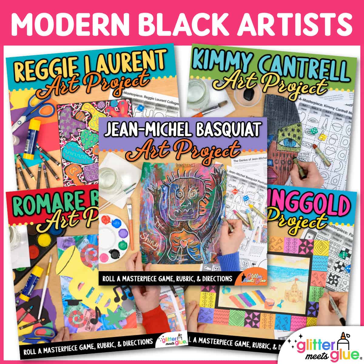 modern black artists art projects for elementary and middle school