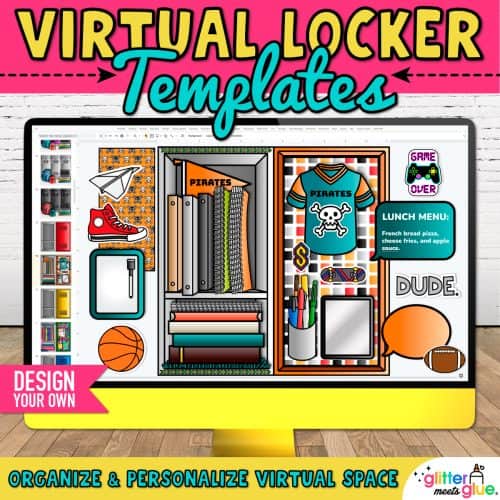 virtual classroom locker template