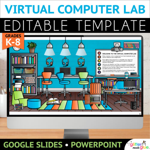 bitmoji computer lab template