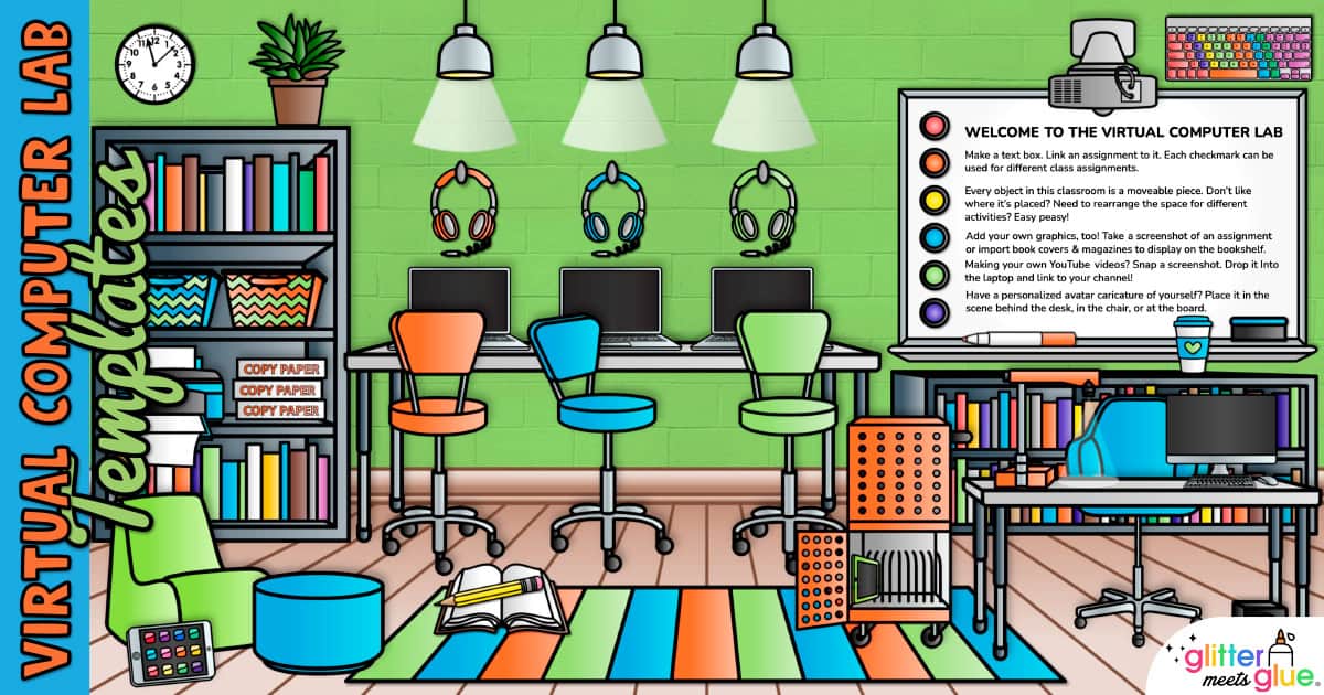 Virtual Computer Lab Templates Technology Class Digital Resource
