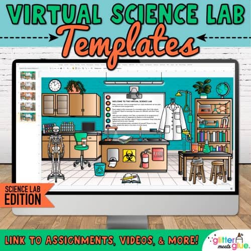 bitmoji science room google slides template