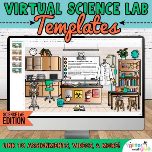 virtual science lab background