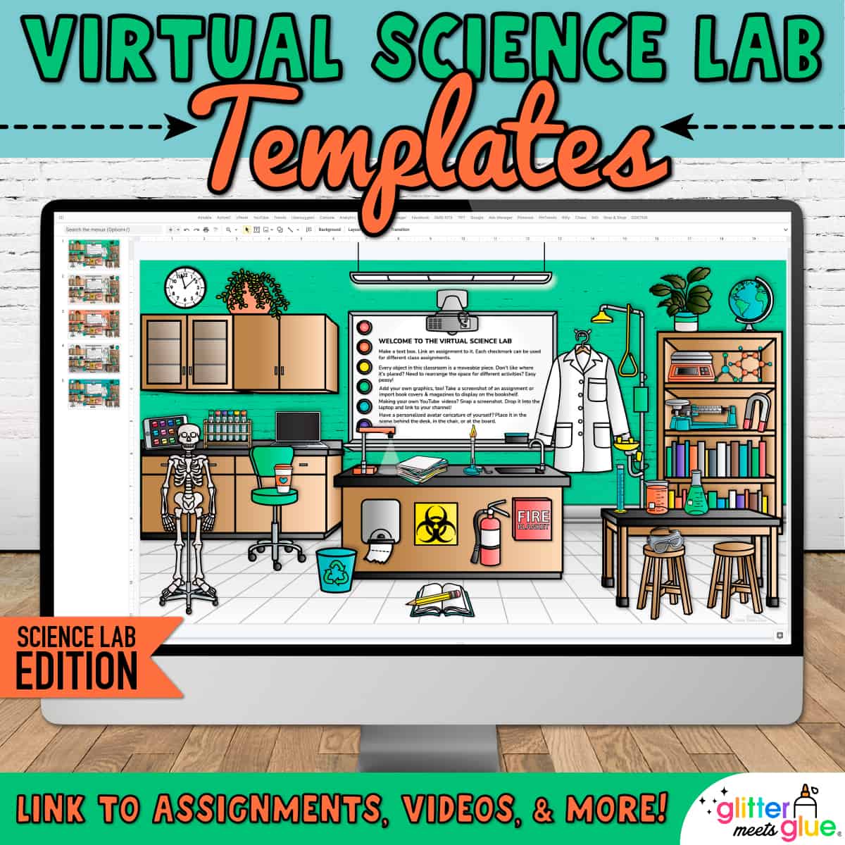 virtual science lab templates