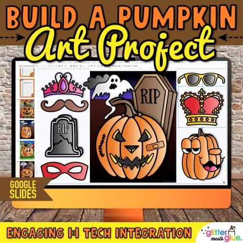 build a pumpkin on google slides