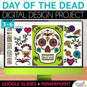 day of the dead digital art project