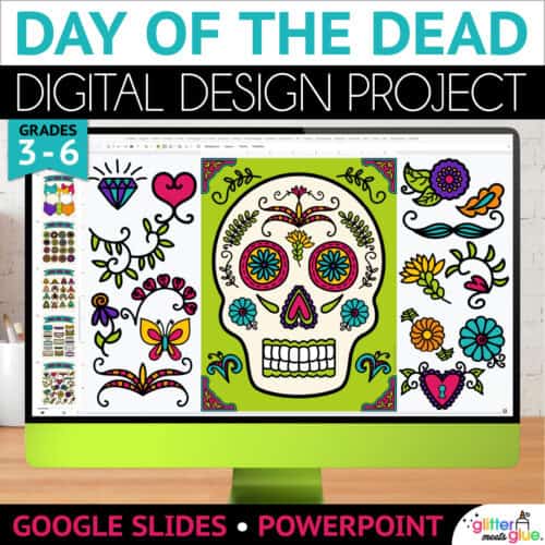 day of the dead digital art project