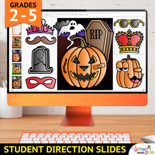 digital halloween art project