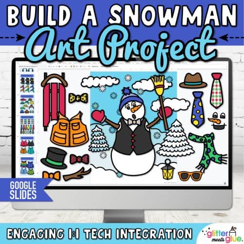 build a snowman digital activity