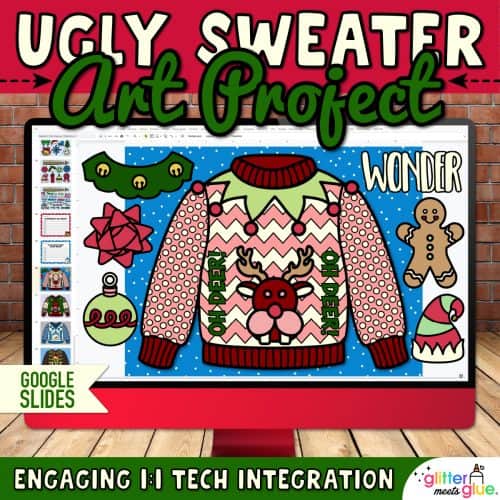 digital ugly sweater art project