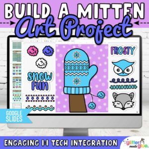 digital mitten art project