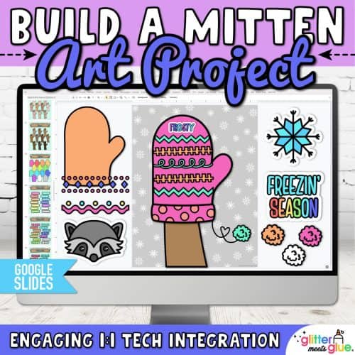 mitten craft template