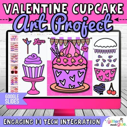 build a cupcake project on google slides