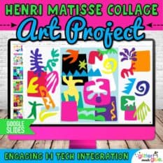 Digital Henri Matisse Collage Project – Digital Art Lesson