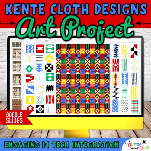 digital kente cloth art project